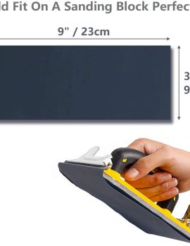 Wet Dry Sandpaper, Assorted 240-3000 Grit for Automotive Wood Sanding, 90 Sheets